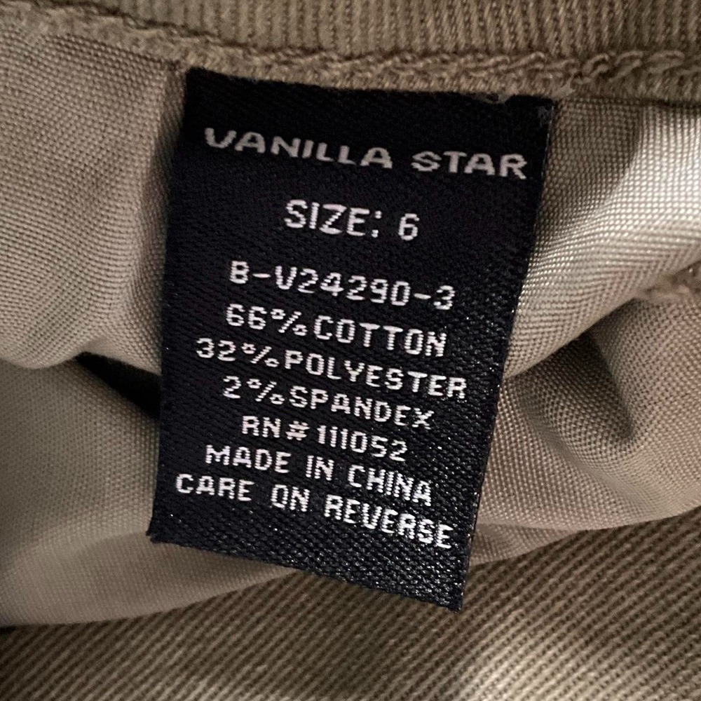 Womens Vanilla Star Khaki Green Utility Cargo Pants Bundle (Size 6) - Picture 8 of 16